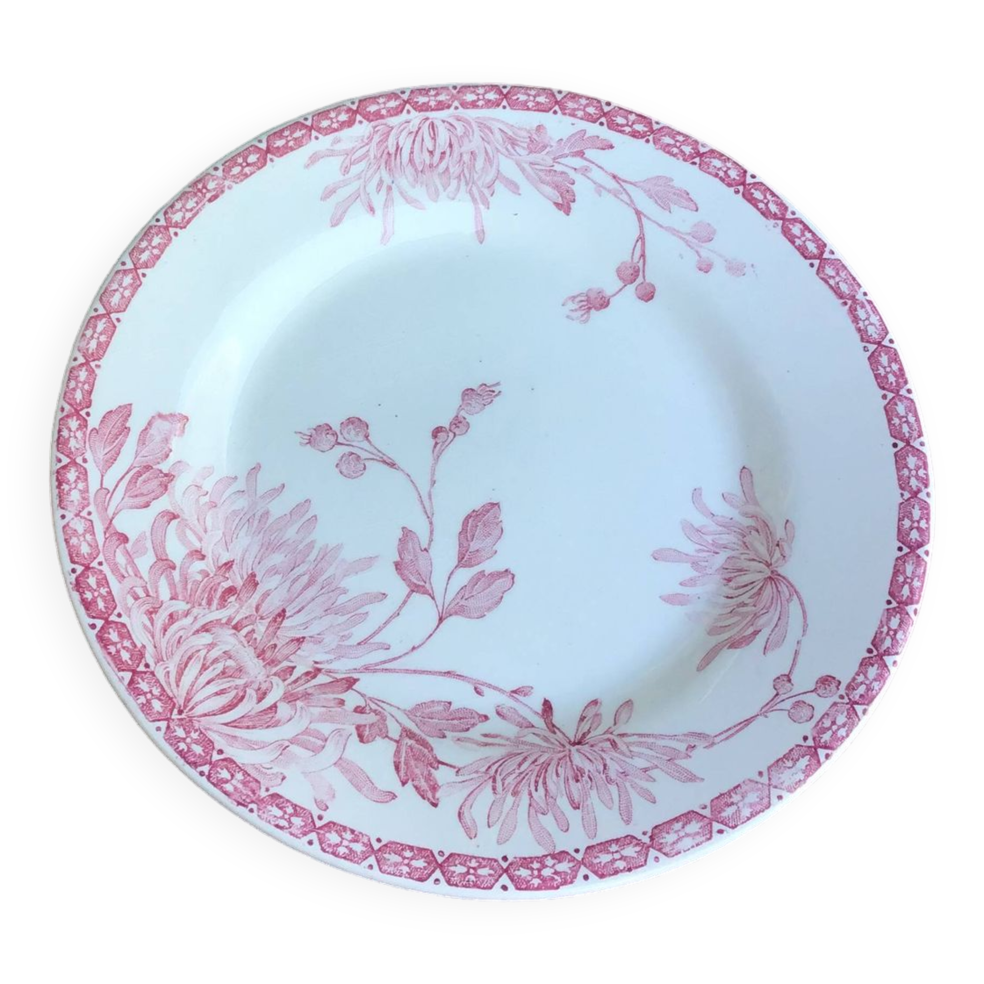 Assiettes à dessert « Turenne » de Creil et Montereau