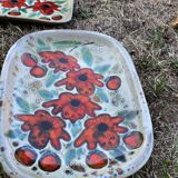 4 Plates by Kurt Brunner and Monique Pansier (Poterie du Verseau, Vallauris)