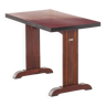 Table de bistrot avec plateau en formica rouge An 50/60