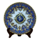 19th-century Gien earthenware plate in the Italian Renaissance style