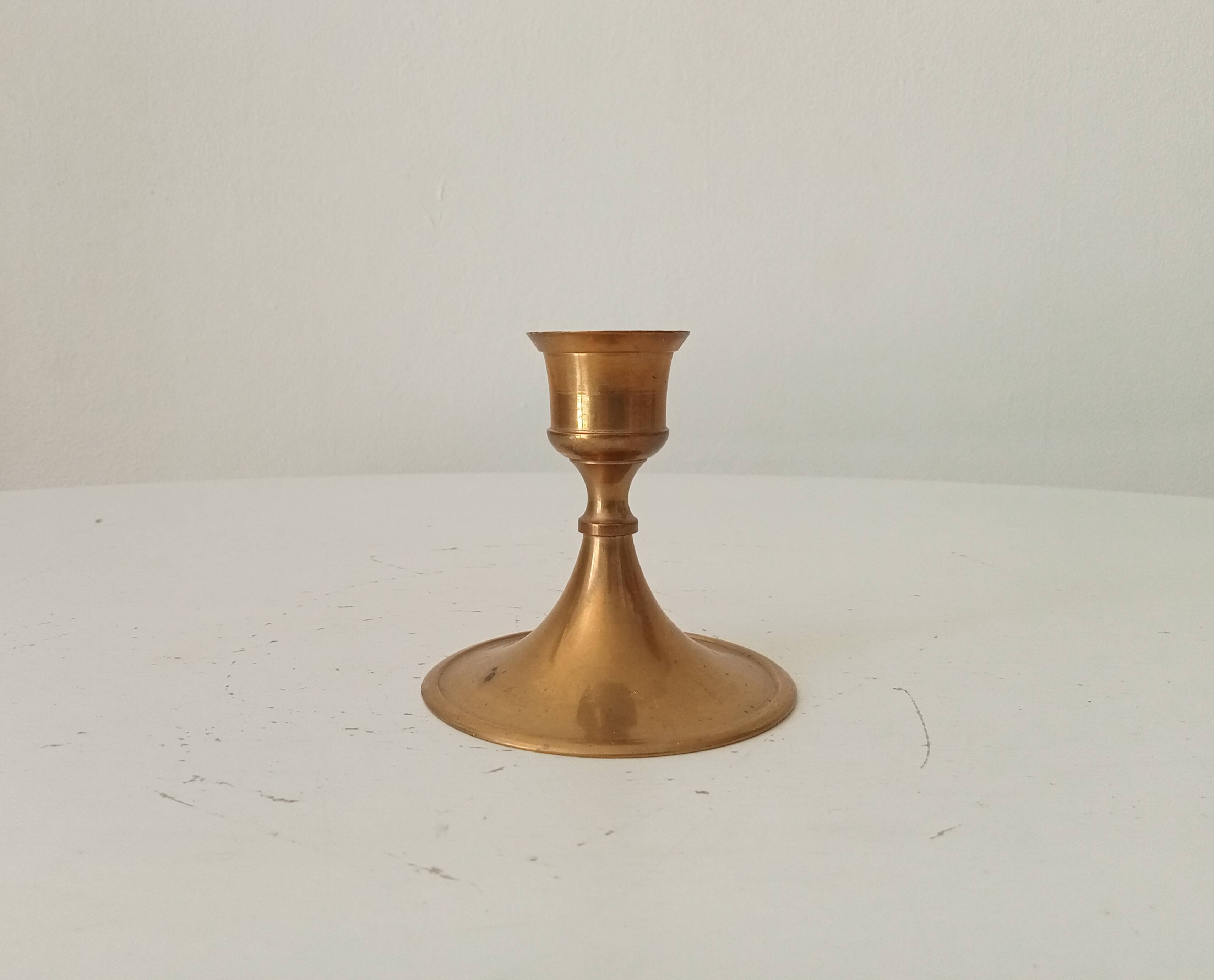 Vintage brass candle holder
