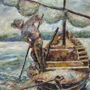 Venetian oil painting on canvas