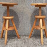 Pair of screw stools