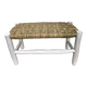 Moroccan children's bench wood and rope
