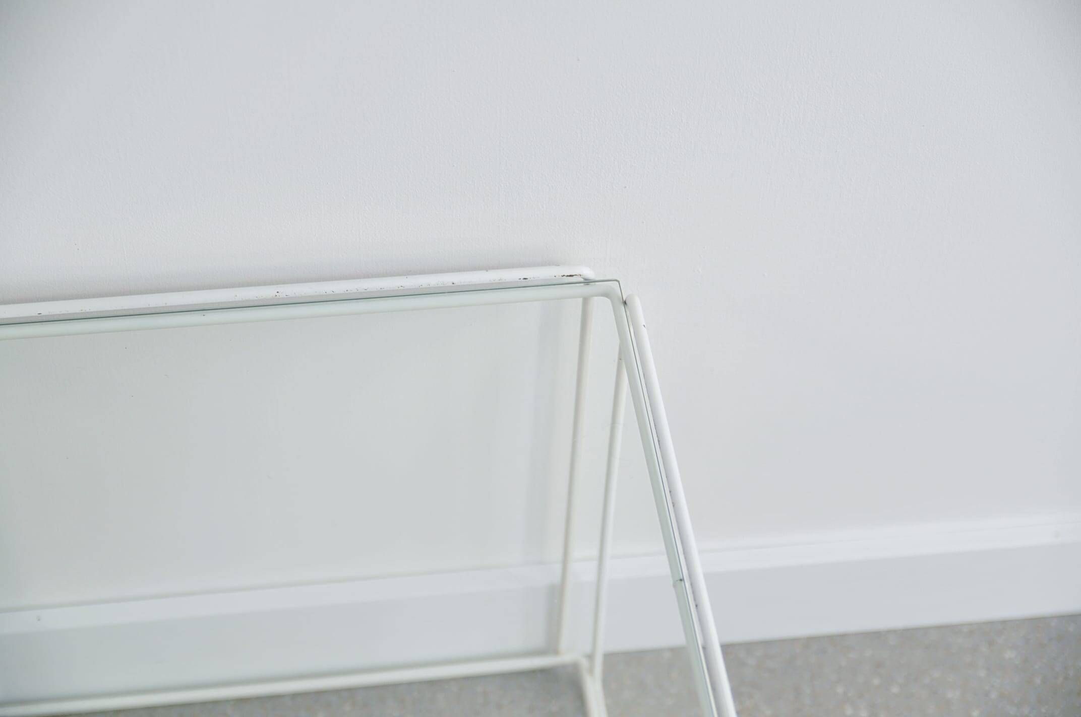 Tables gigognes blanches x2 Isocèle Max Sauze
