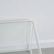 Tables gigognes blanches x2 Isocèle Max Sauze