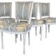 Set of 4 Louis XVI style chairs