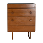Restored Teak 1690s Retro Stonehill Chest Of Drawers