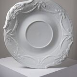 Very large centerpiece dish Lafarge & Co Limoges porcelain vintage
