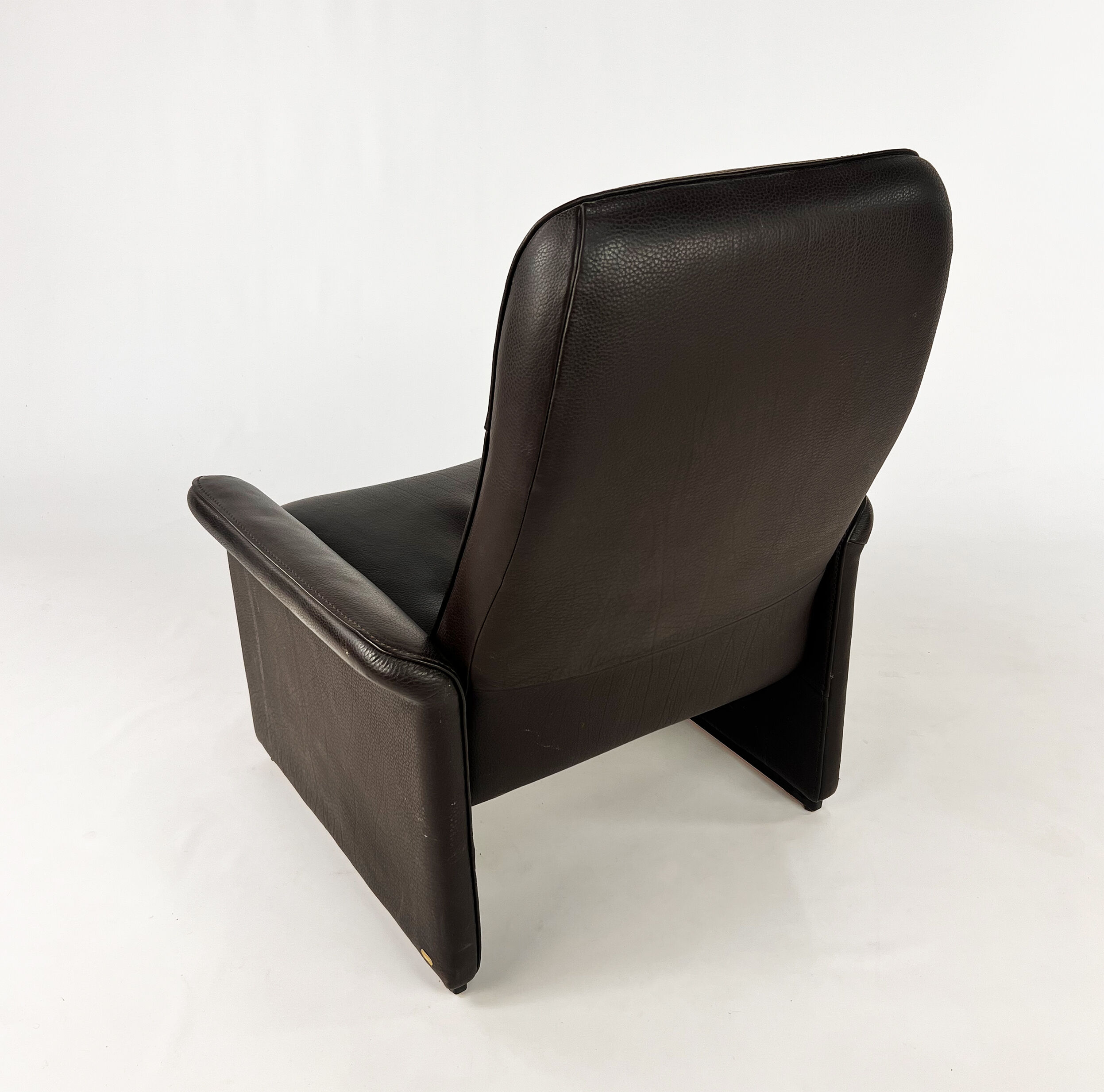 DS50 Brown Leather Lounge Chair from De Sede, 1980s
