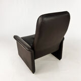 DS50 Brown Leather Lounge Chair from De Sede, 1980s
