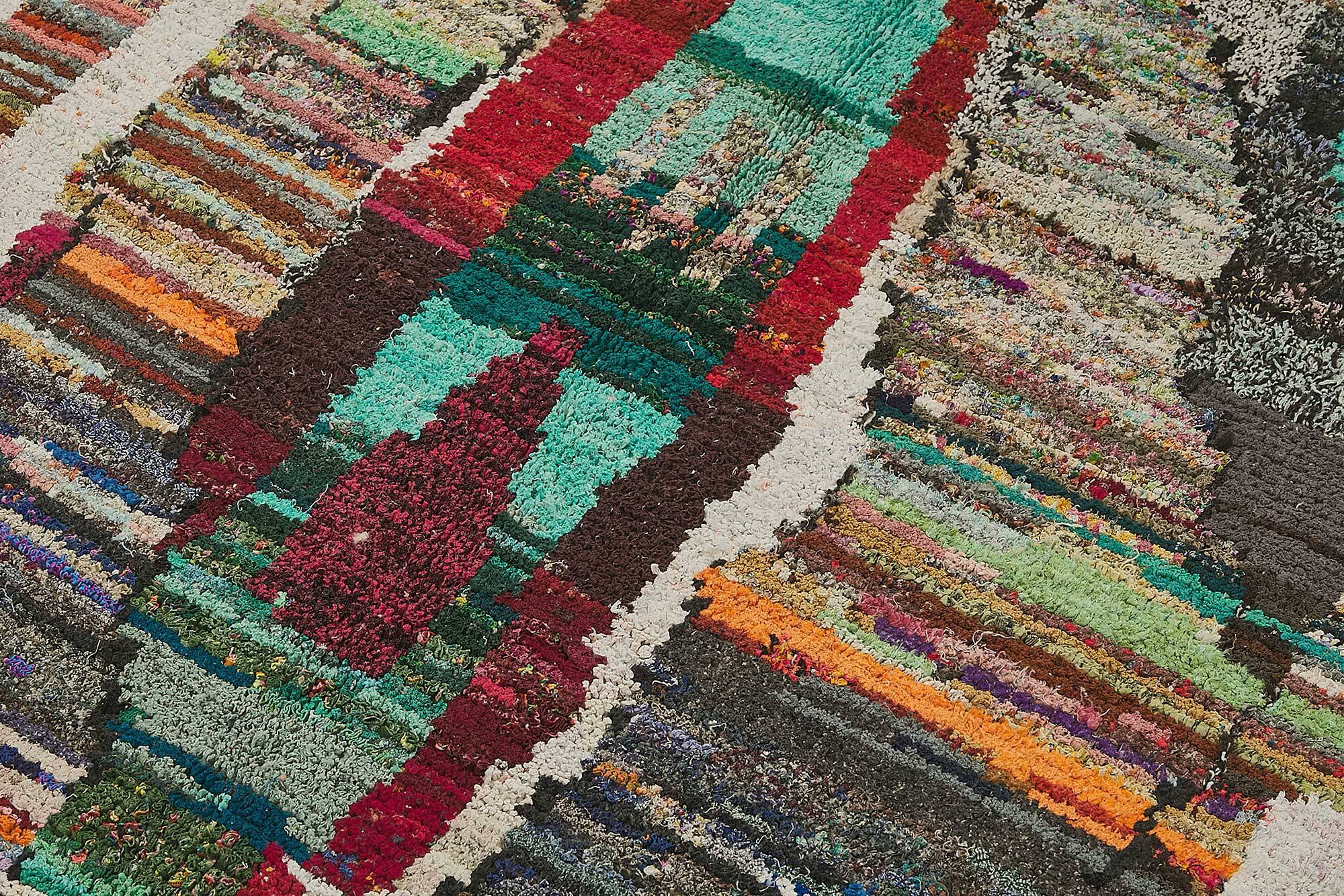 Handwoven Turkish Recycled Boho Rug 175 cm x 270 cm