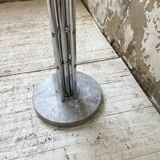 80s glass and marble console