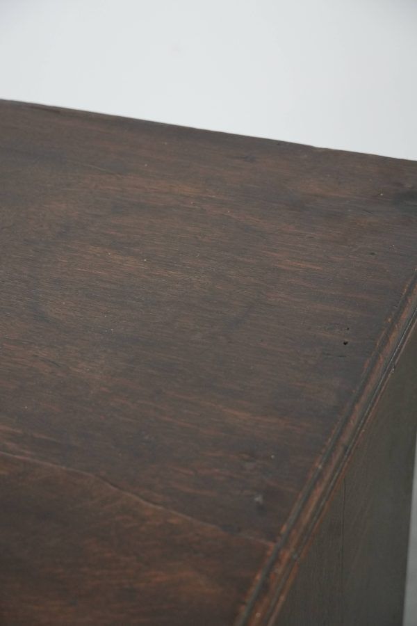 Subtle English Antique Oak Chest from the 18th Century
