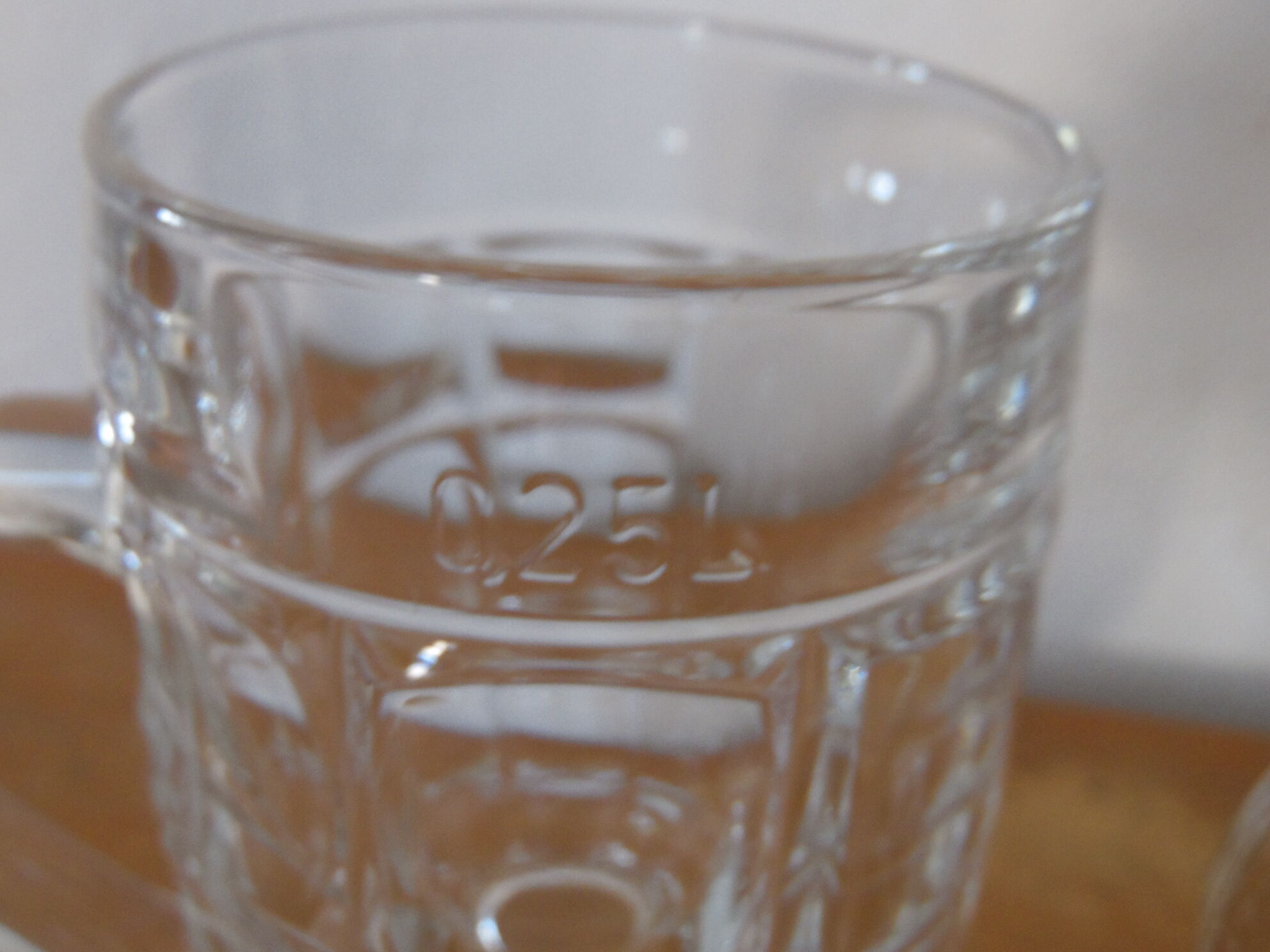 Duo of mugs a beer transparent glass