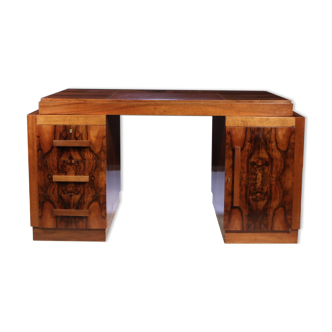 French art deco twin pedestal desk 1930