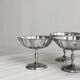 Lot de 6 coupelles vintage en inox