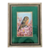 Vintage oil painting signed, robin, distressed frame.