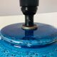 Lamp Aldo Londi Rimini, blue ceramic