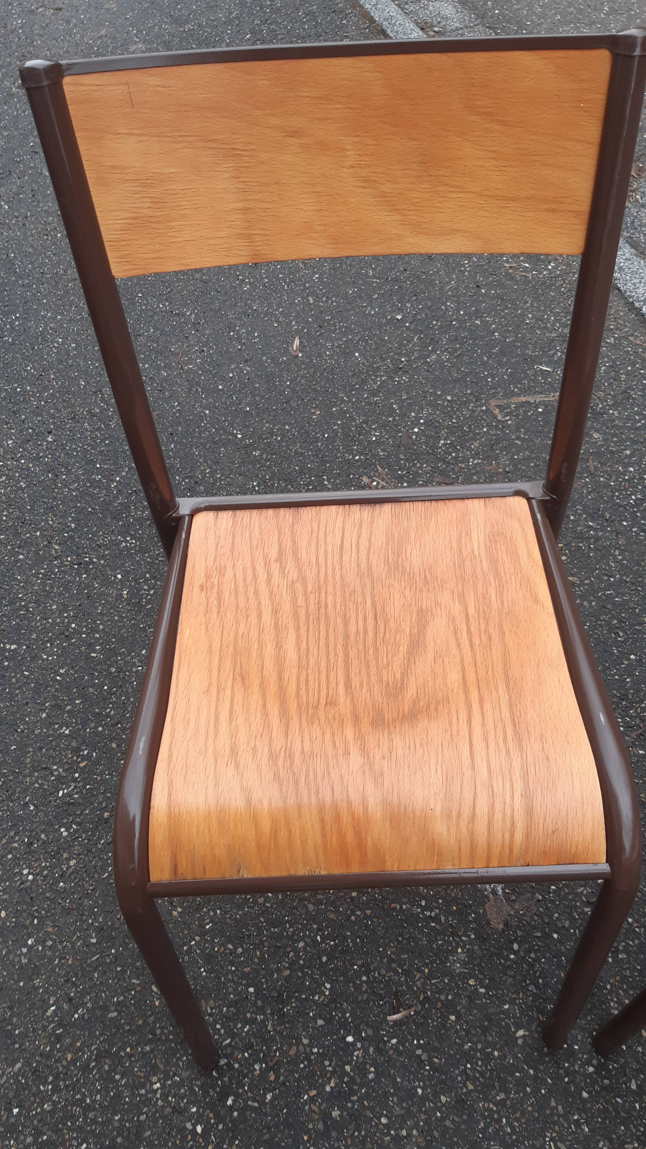 Set of 7 Mullca chairs
