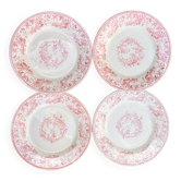 Assiettes Bouquet de roses Gien