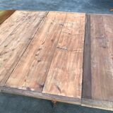 Louis Philippe shuttered dining table - 3 extensions