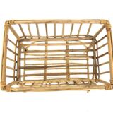 Scandinavian indoor planter in rattan, Sweden, 1960