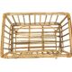 Scandinavian indoor planter in rattan, Sweden, 1960