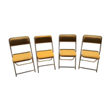Lot of 4 chairs Lafuma 1970