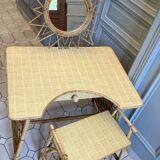 Rattan dressing table 1960