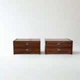 Set rosewood nightstands