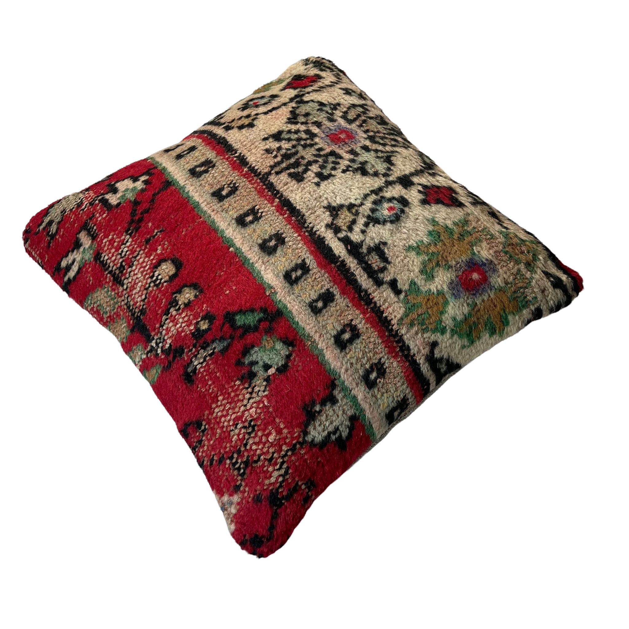 VINTAGE TURKISH CUSHION COVER , 45 X 45 CM