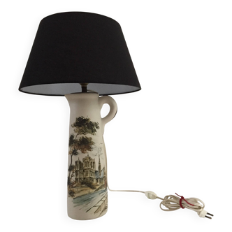 Handmade Ceramic Lamp by CAZALAS 1960s