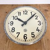 Industrial factory wall clock from Chronotechna, 1950s