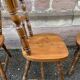 6 Windsor chairs restaurant Western style tavern vintage 1980s
