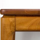 Danish Extendable Solid Teak Dining Table by Glostrup, 1970s