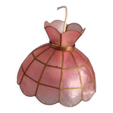 Pink mother-of-pearl chandelier