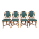 4 chaises vintage de bistrot parisien