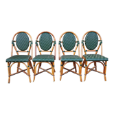 4 chaises vintage de bistrot parisien