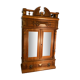 Armoire étagère en chêne tête de lion