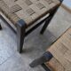 Tabouret en corde allemand du milieu du siècle
