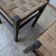 Mid-century german cord stool