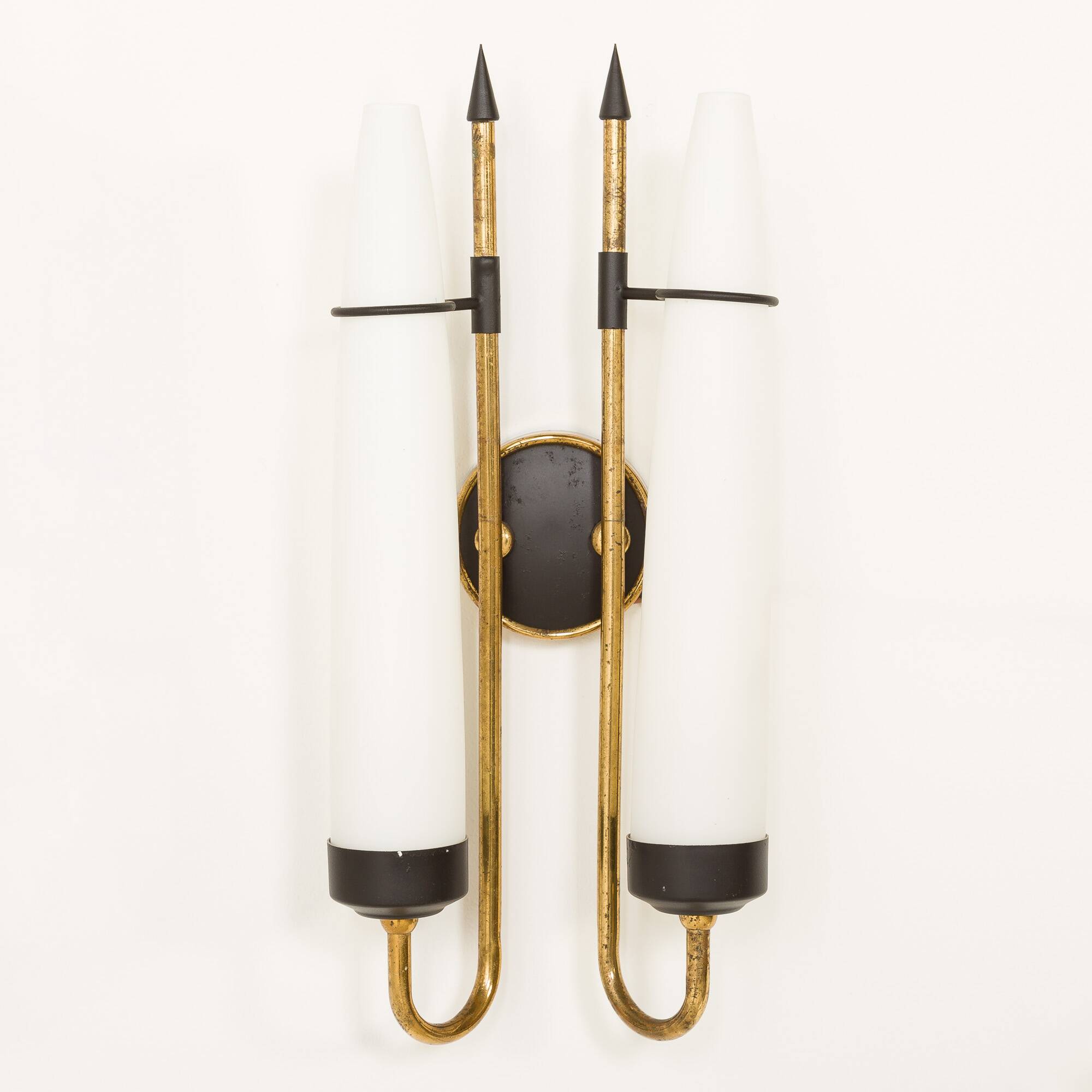 Italian mid century wall lights, set of 2