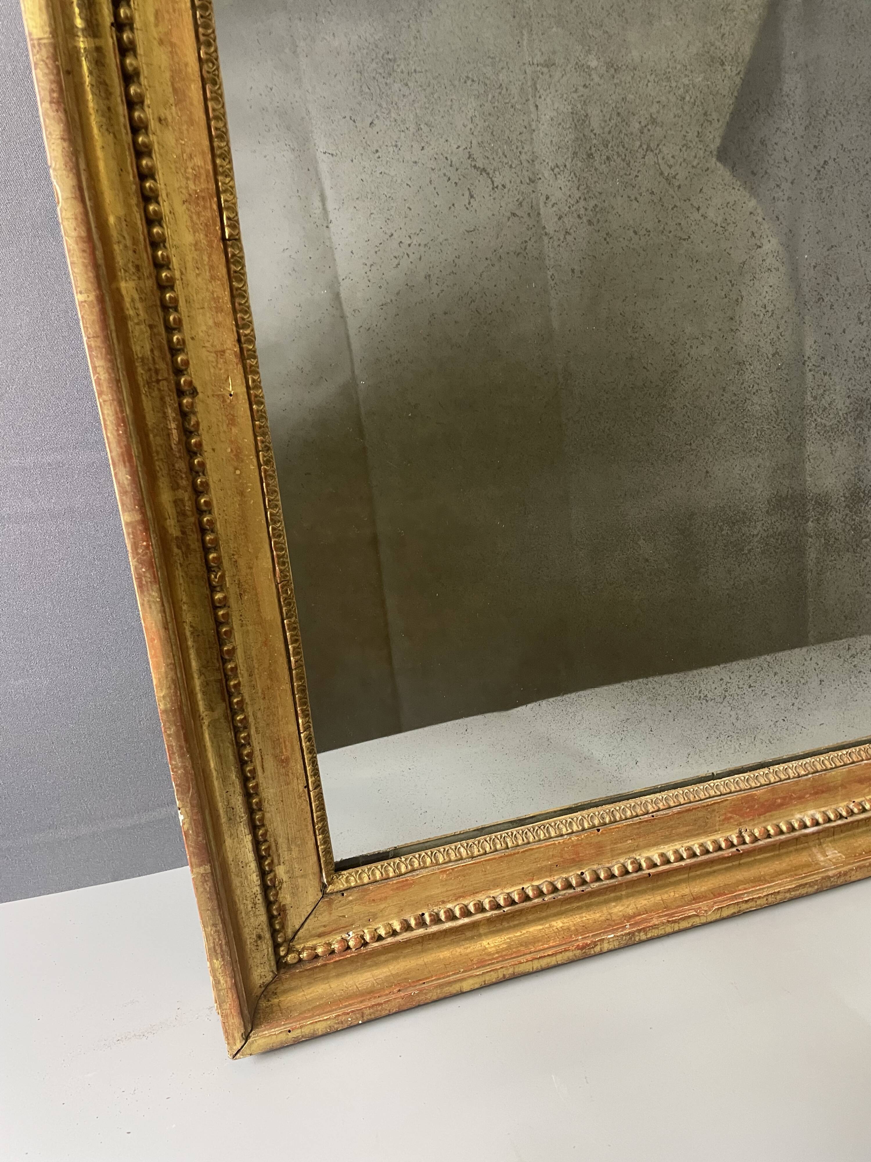 Rectangular mirror in Louis XVI style