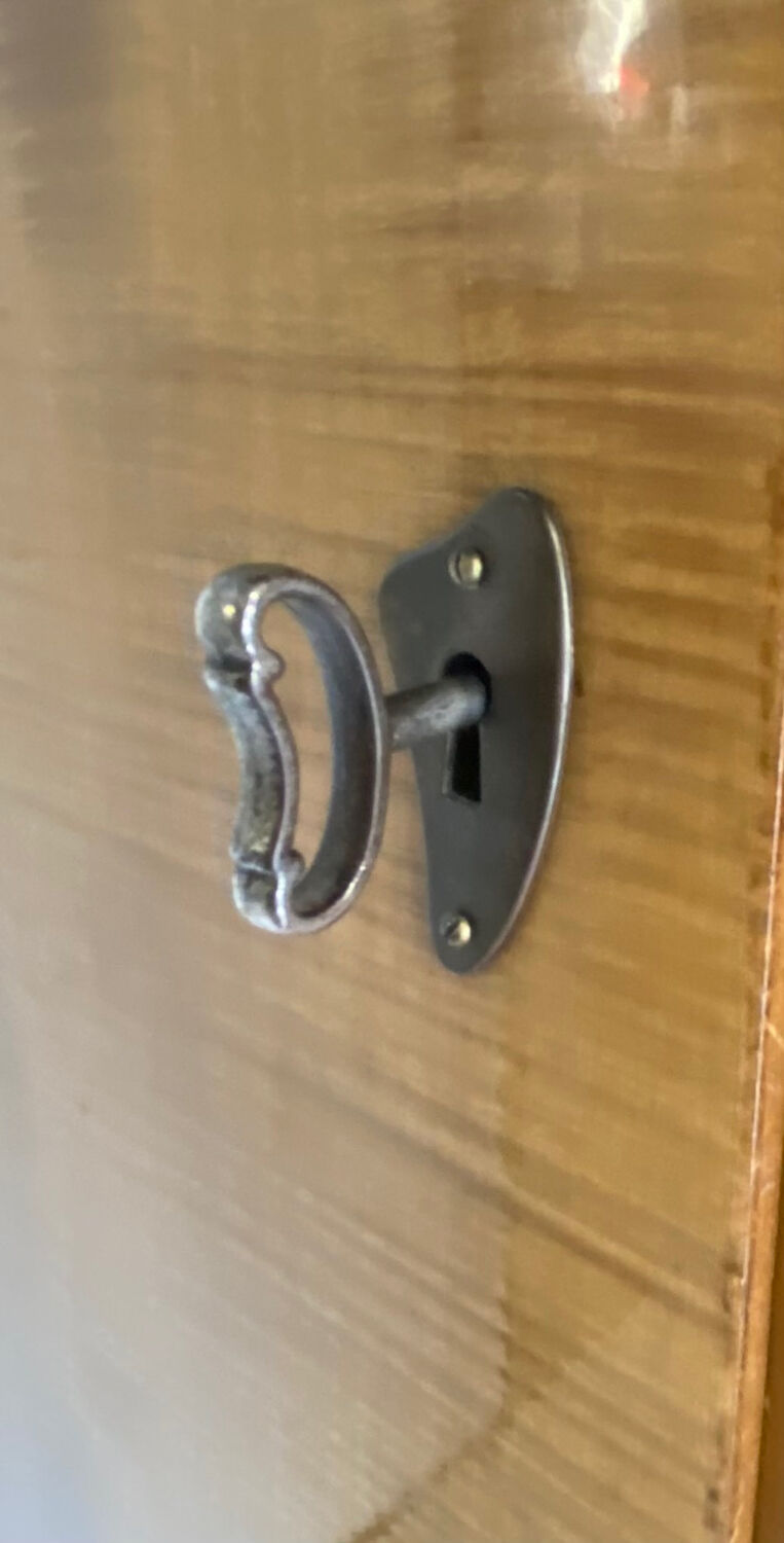 Vintage wardrobe feet compass