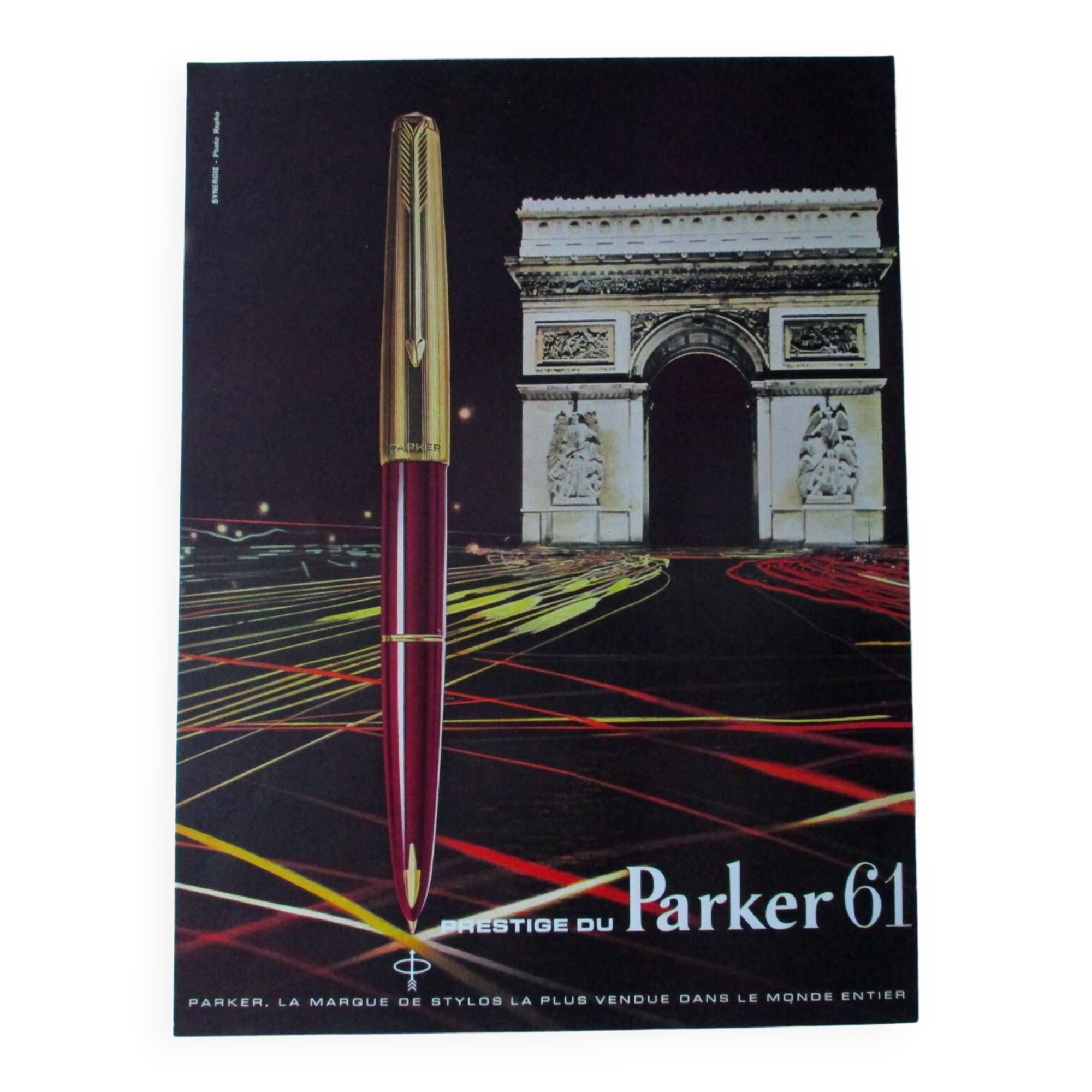 Old PARKER 61 pen advertisement