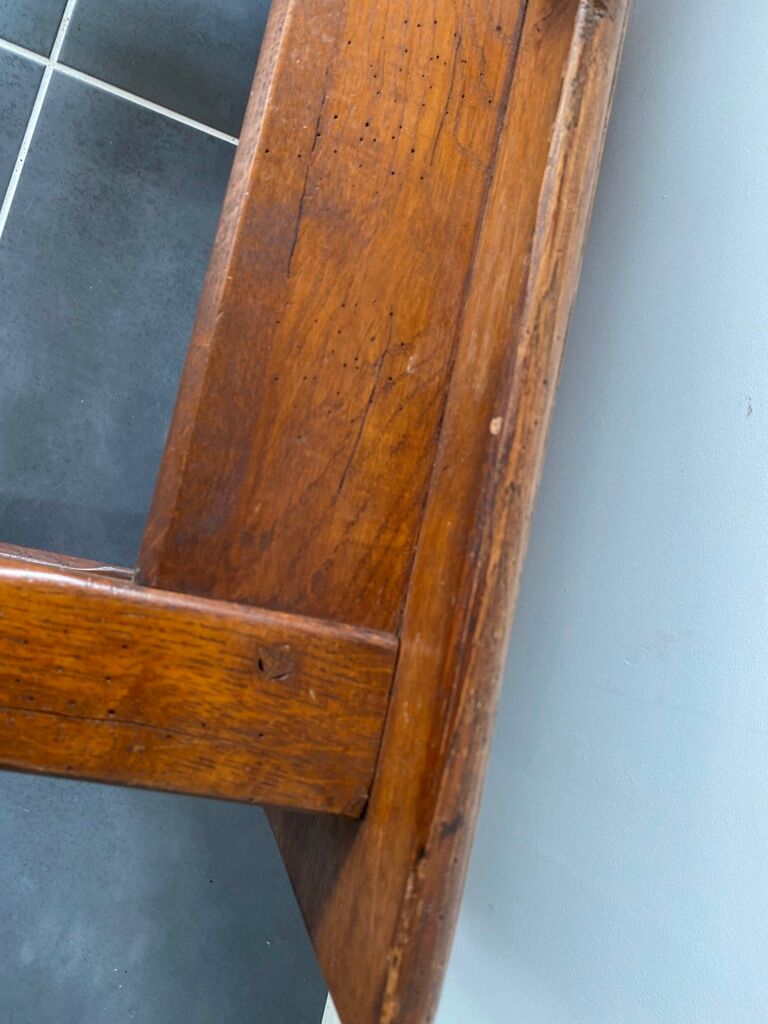 Rustic farm coffee table with 1 1950 drawer