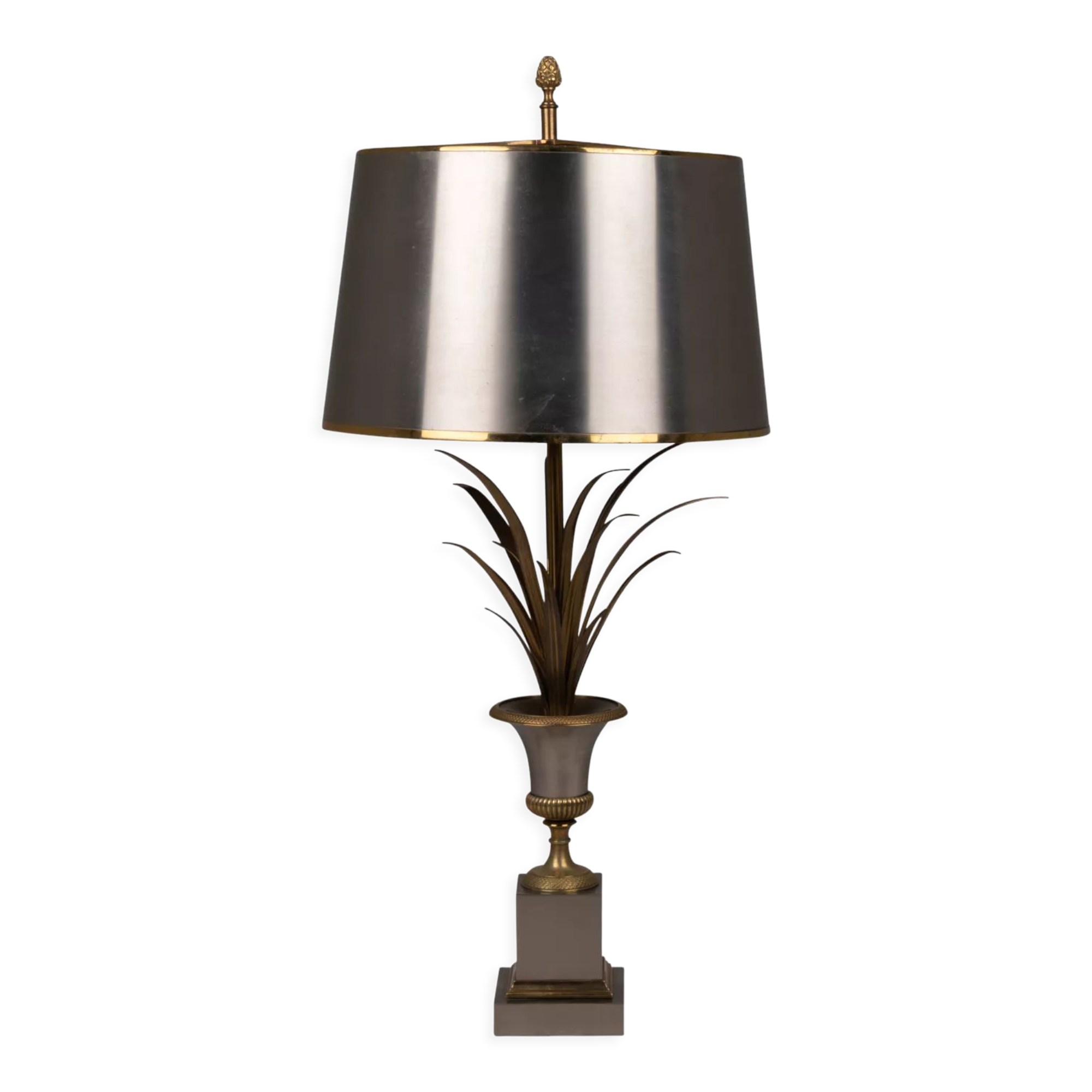 Bronze "reed" lamp, 1970s