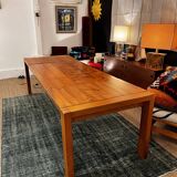 Solid elm dining table