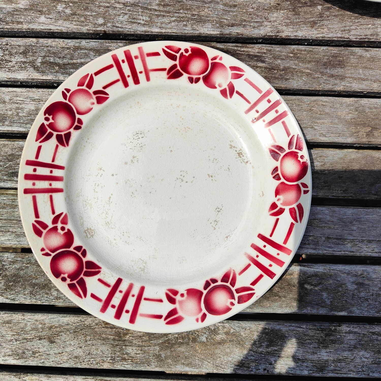 Saint Amand opaque porcelain plates